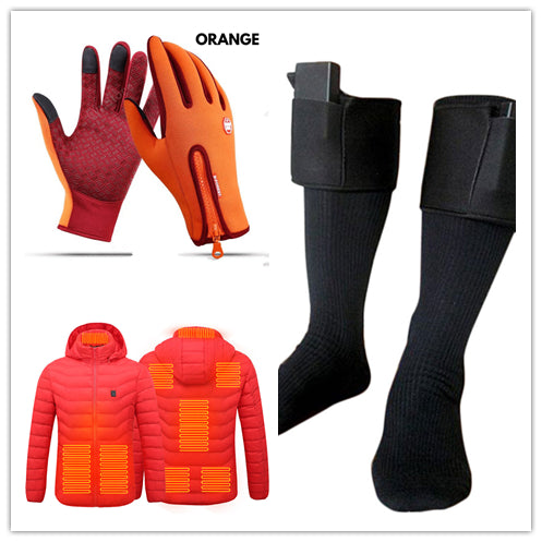 Heated Winter Waterproof Gloves — SET1 / L