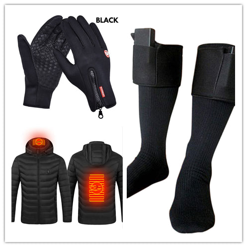 Heated Winter Waterproof Gloves — SET2 / L